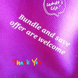 Bundle and save offers are welcome